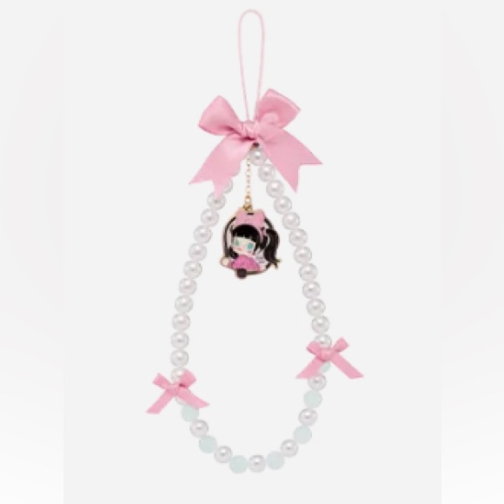 🎁NIP POP MART Molly Pink Phone Charm Blind Box